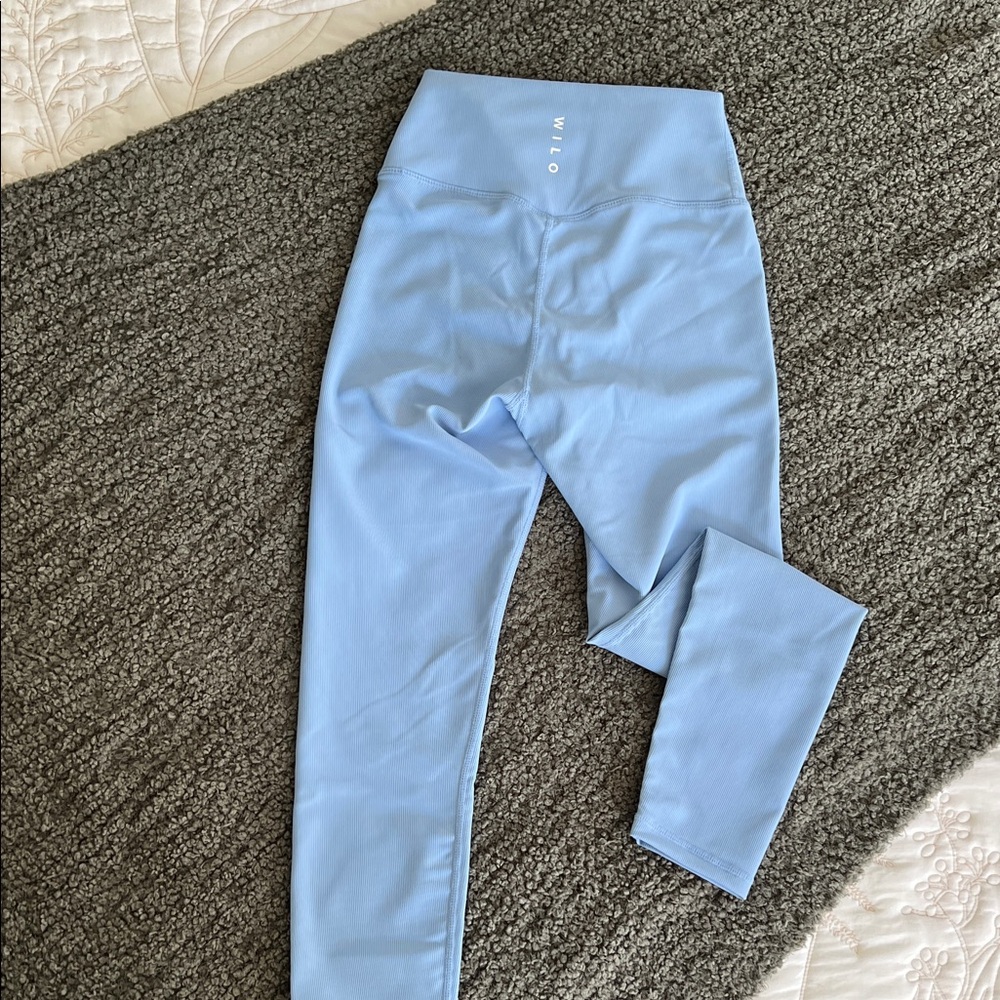 WILO Light Blue High-Waist Performance Leggings